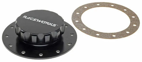 Raceworks Fuel Cell Screw On Cap Assembly Black