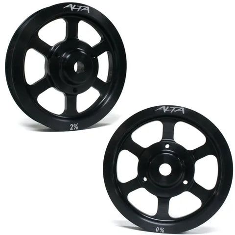 Alta Lightened Crank Pulley (Mini R53) - 2% Larger than Stock — fits Mini Convertible R52