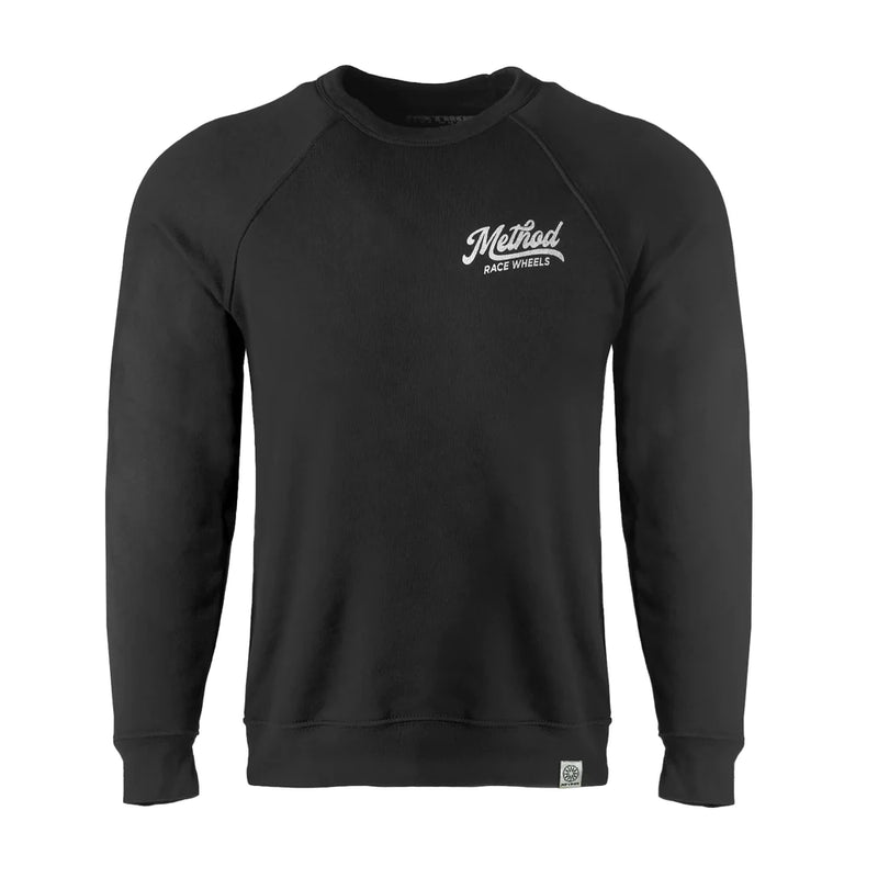 Method Race Wheels Classic Script Crewneck Sweatshirt - Black