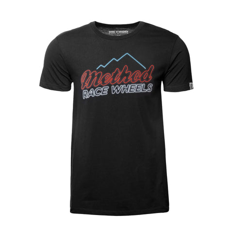 Method Race Wheels Tee Neon Mountain - Black