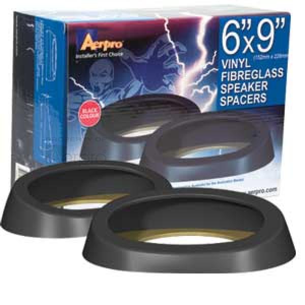 Aerpro Mdf Speaker Spacers 6 X 9In Black Vinyl APF69HBL