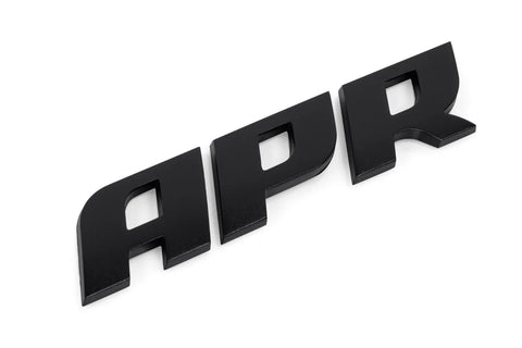 APR Badge - Satin Black Badge in Satin Black