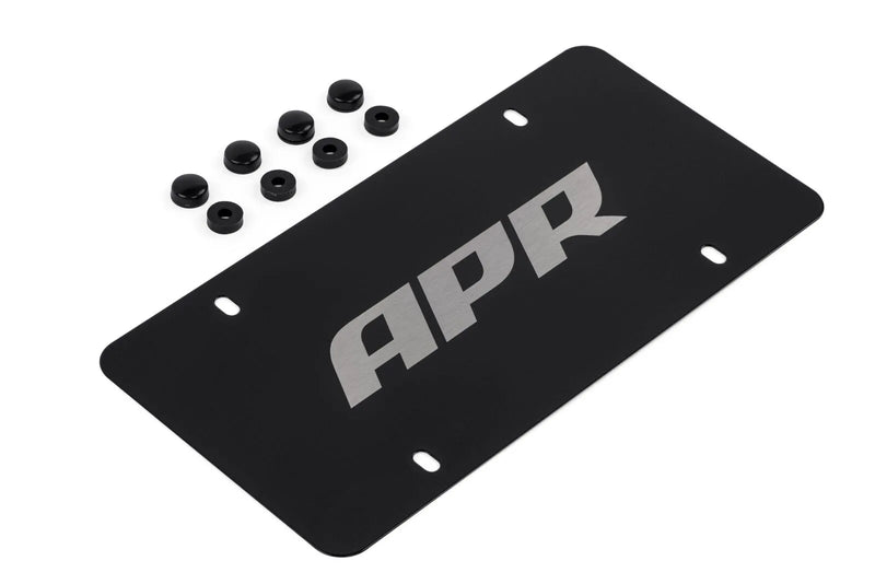 APR License Plate - Silver on Black license plate frames and vanity plates are the perfect addition for any tuned vehicle!