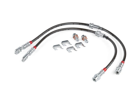 APR Braided Stainless Steel Brake Lines Set of 2 - Front — fits Volkswagen Tiguan Mk1 Fwd Typ