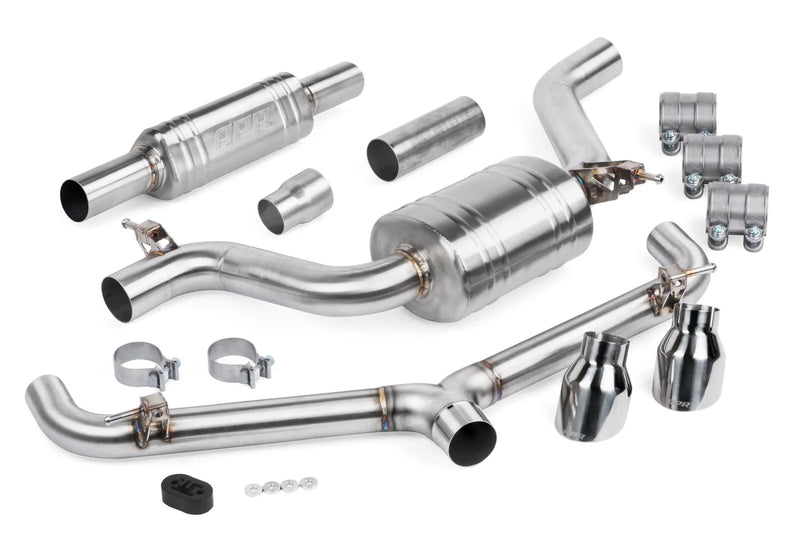 APR CBK0039 Catback Exhaust System w/ Front Muffler - GTI