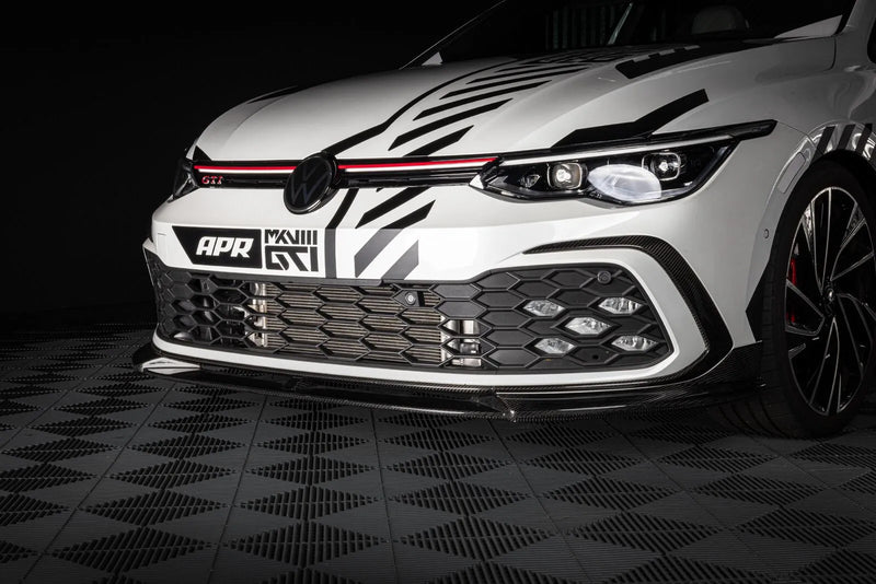 APR MS100236 Carbon Fiber Front Lip Spoiler MK8 GTI Fits