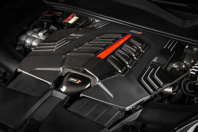 APR Engine Cover - 2.9T/3.0T/4.0T 4M SUV - Carbon Fiber — fits Porsche Cayenne