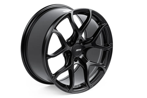 APR A01 Flow Formed Wheels 18x8.5 Satin Black 1 Wheel A01 - Flow Formed - 18x8.5 - ET45 - 5x112 - Satin Black — fit...