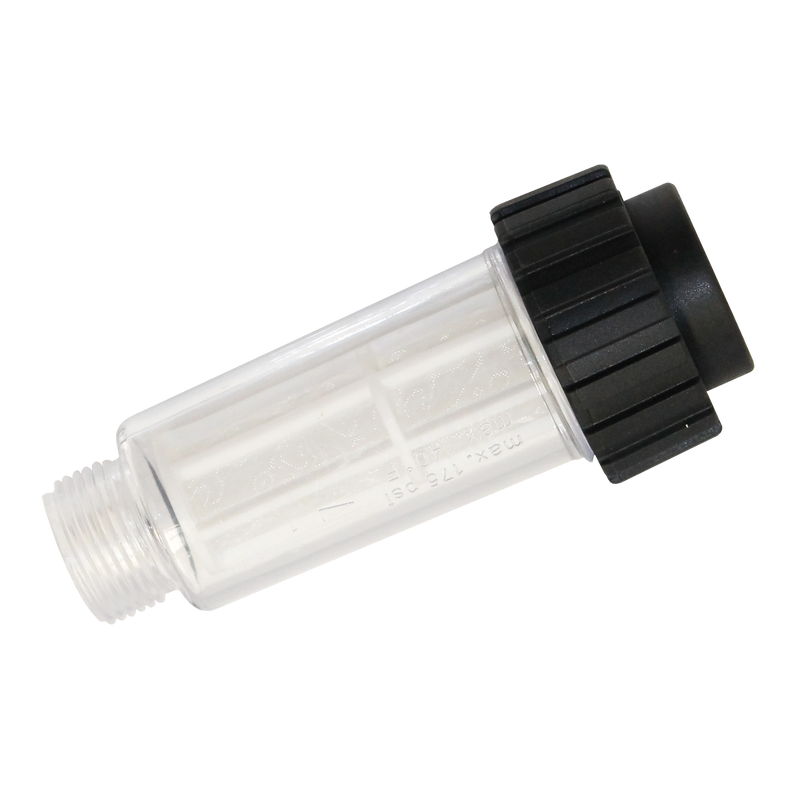 SP Tools Pressure Washer Accessory - Transparent Water Filter - Suits All Models