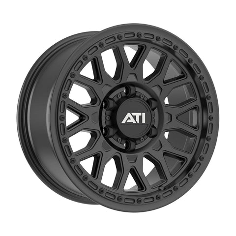 All Terrain Industries AT-01 17X8.5 Hybrid Beadlock Wheel - 5X150 +35 Black Hardware Kit (No ring) - Black