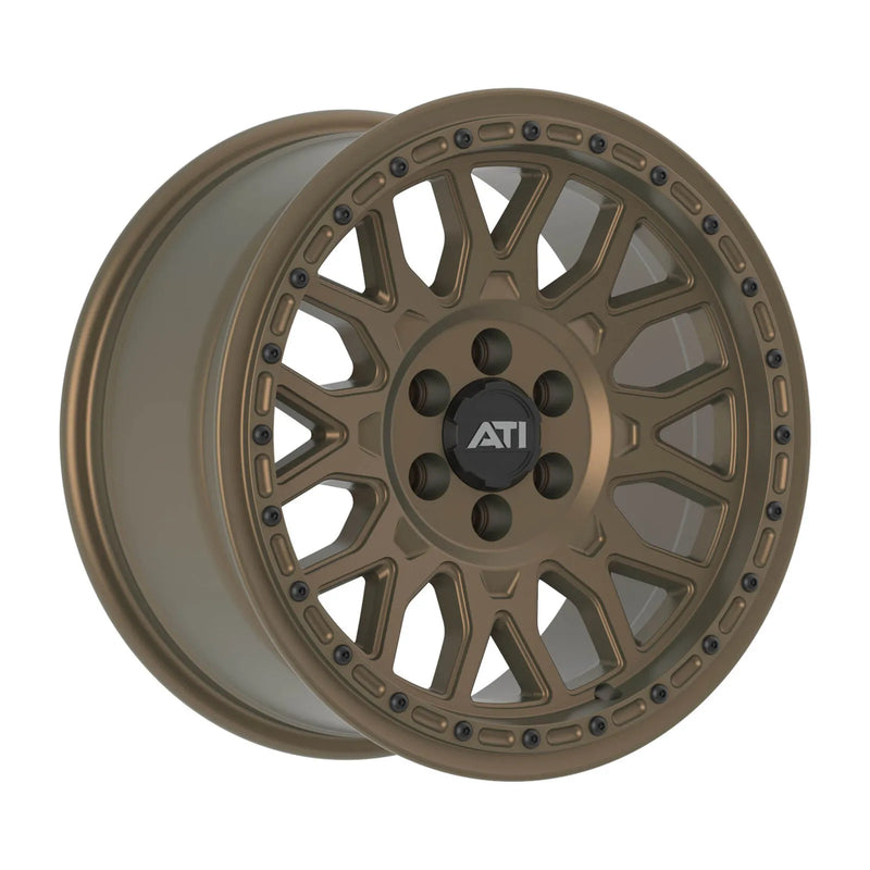 All Terrain Industries AT-01 17X8.5 Hybrid Beadlock Wheel - 6X114.3 Black Hardware Kit (No ring) - Bronze