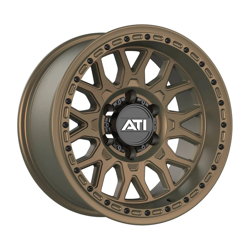 All Terrain Industries AT-01 17X8.5 Hybrid Beadlock Wheel - 6X139.7 -20 Black Hardware Kit (No ring) - Bronze