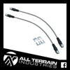 All Terrain Industries Extended Braided Brake Lines - Rear (Hilux 05+)