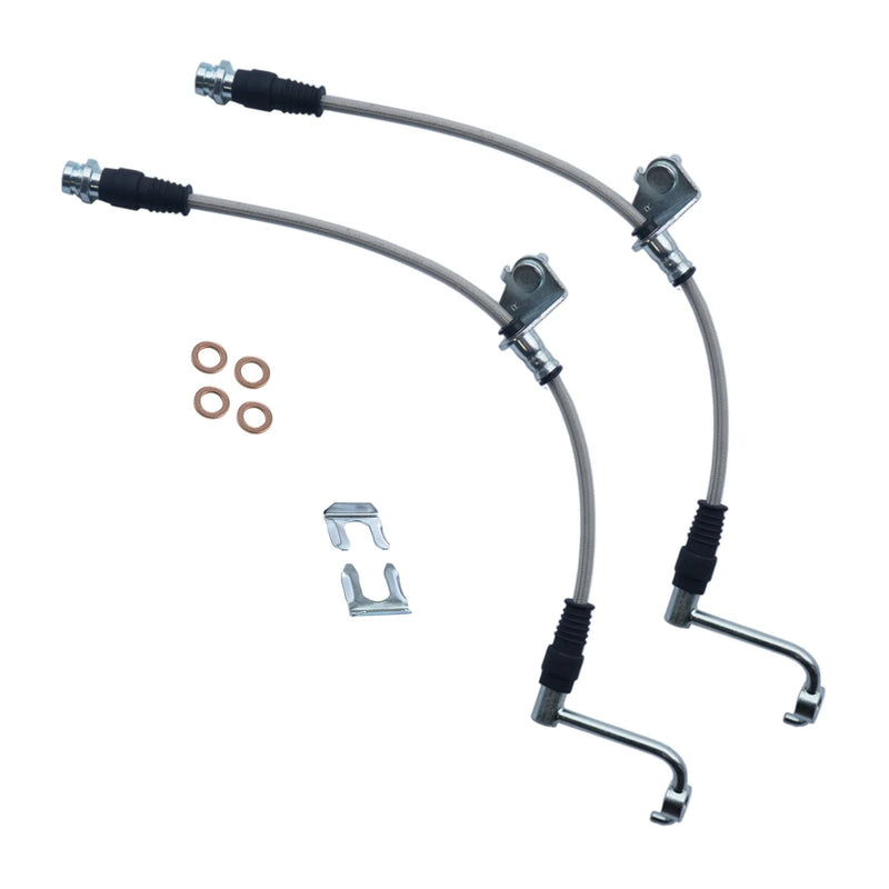 All Terrain Industries Extended Braided Brake Lines - Front (D-Max/Colorado 12-20)