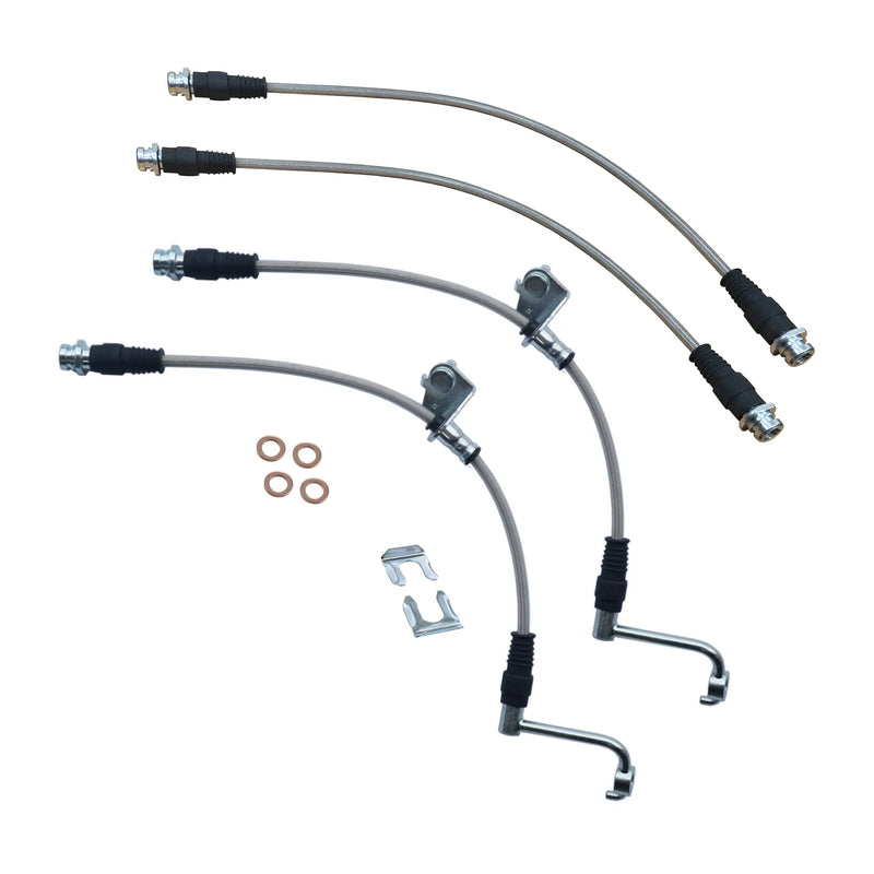 All Terrain Industries Extended Braided Brake Line Kit (D-Max/Colorado 12-20)