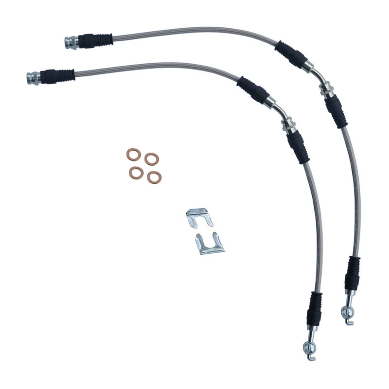 All Terrain Industries Extended Braided Brake Lines - Front (Ranger PX/BT50 11-22) — fits Mazda BT-50 UP
