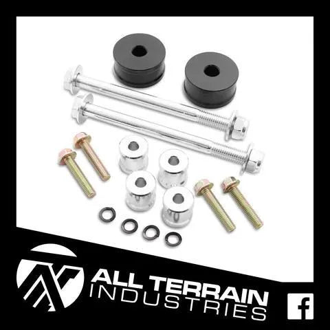 All Terrain Industries 25mm Diff Drop Kit (Hilux 05+/Fortuner 15+) — fits Toyota Landcruiser Prado 150 Series