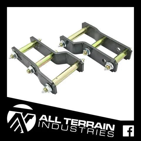 All Terrain Industries Extended Greasable Shackle Kit (Triton MQ 15+) — fits Mitsubishi Triton