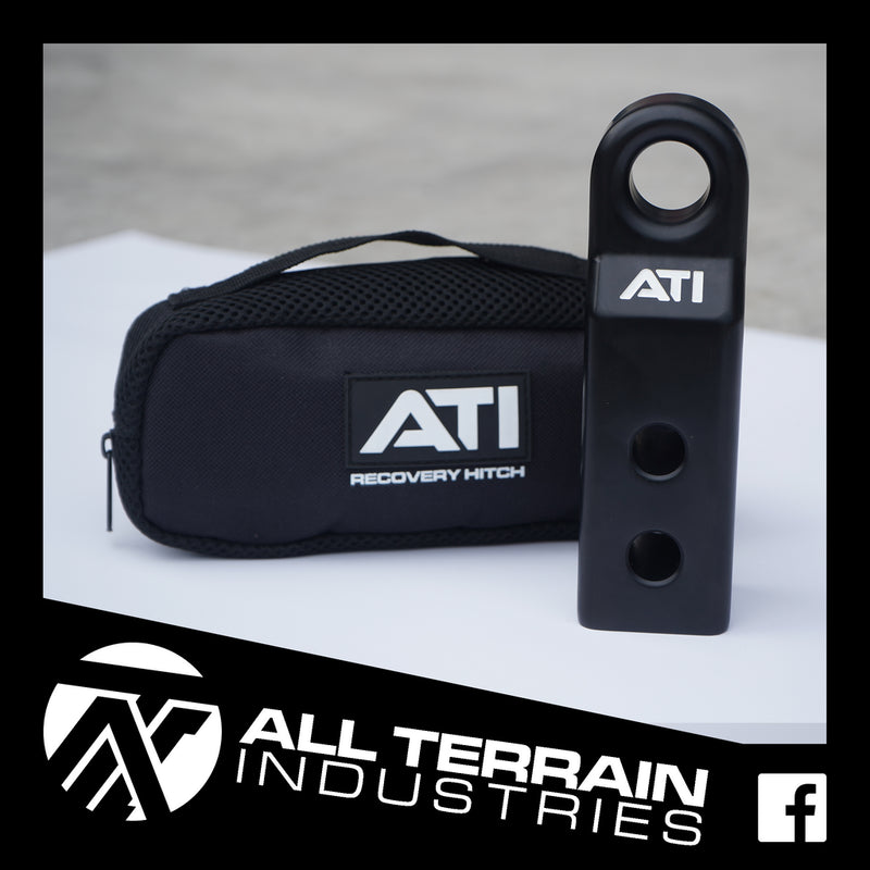 All Terrain Industries ATI Alloy Recovery Hitch - Black