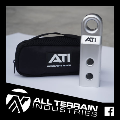 All Terrain Industries ATI Alloy Recovery Hitch - Silver