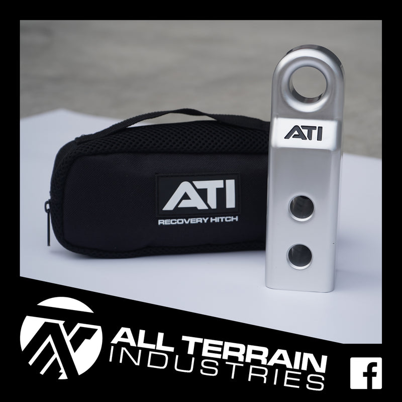 All Terrain Industries ATI Alloy Recovery Hitch - Silver