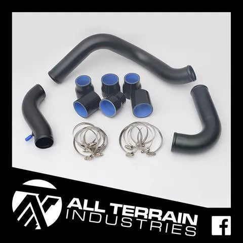 All Terrain Industries Intercooler Hard Pipe Upgrade - Black (Navara D40 Thai Built 05-14)