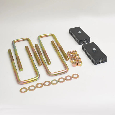 All Terrain Industries 25mm Rear Leaf Spring Lift Block Kit (Triton 05-15) — fits Mitsubishi Triton