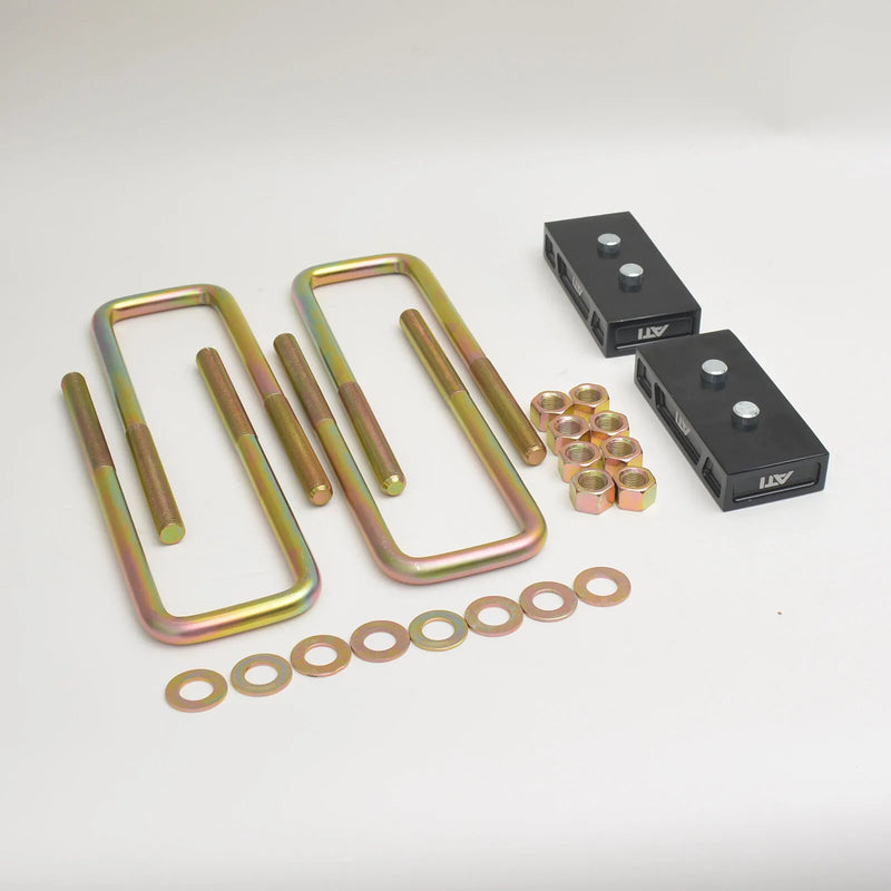 All Terrain Industries 25mm Rear Leaf Spring Lift Block Kit (Next Gen Ranger 22+/Everest 22+/Amarok 22+) — fits Vol...