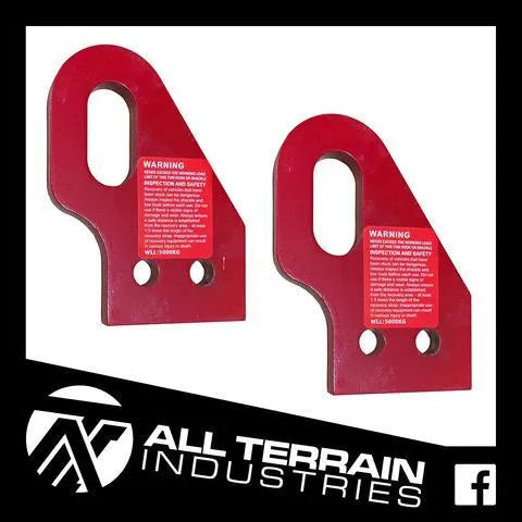 All Terrain Industries Rated Recovery Points (LandCruiser Prado 120 Series 03-09) — fits Toyota Landcruiser Prado 1...