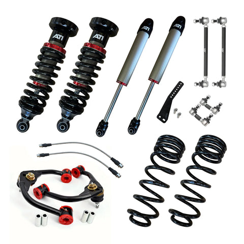 All Terrain Industries 2.5 Performance Series 3" Front/2" Rear Lift Kit - Long Travel - Bar Winch Front/Rear (Navara D23 15+)