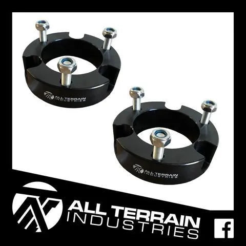 All Terrain Industries 32mm Strut Spacers (Hilux 05+/LandCruiser Prado 03-20) — fits Toyota Landcruiser Prado 150 S...