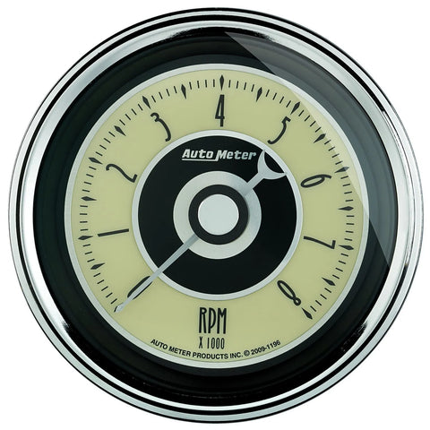 Autometer 3-3/8" In-Dash Tachometer 0-8,000 RPM Cruiser Ad