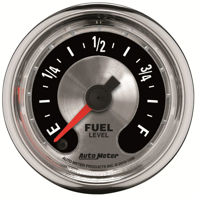Autometer 2-1/16" Fuel Level Programmable 0-280 ohm Stepper Motor American Muscle