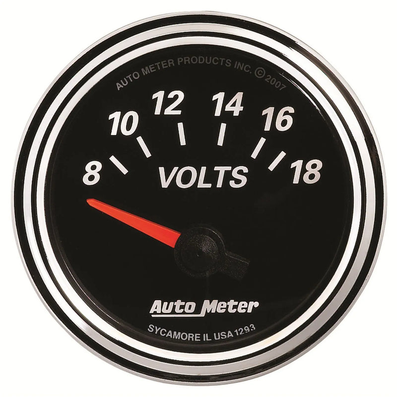 Autometer ATM1293 2-1/16" Voltmeter 8-18V Air-Core