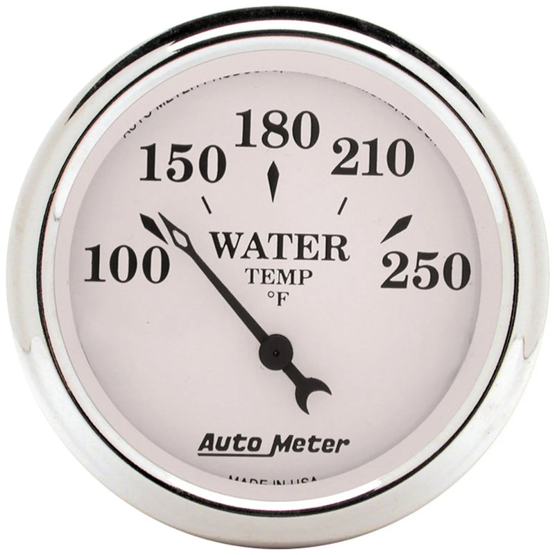Autometer 2-1/16" Water Temperature 100-250 °F Air-Core Old-Tyme White