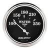 Autometer 2-1/16" Water Temperature 100-250 °F Air-Core Old Tyme Black