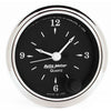 Autometer 2-1/16" Clock 12 Hour Old Tyme Black