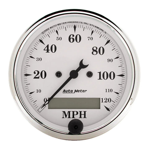 Autometer 3-1/8" Speedometer 0-120 MPH Electric