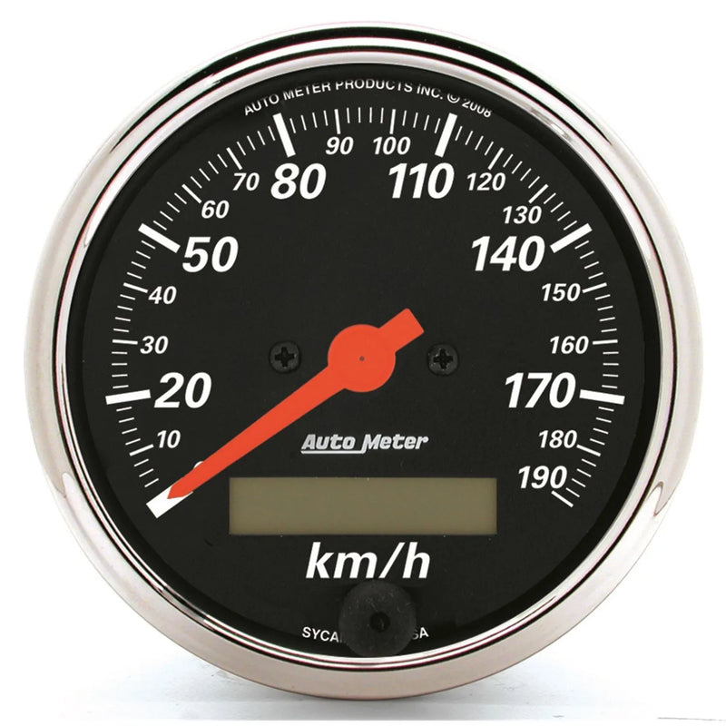 Autometer 3-1/8" Speedometer 0-190 KM/H Electric