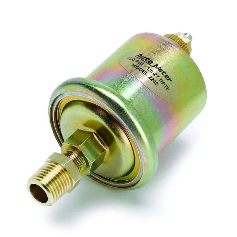 Autometer Sensor Oil Pressure 1/8" NPT Male for Short Sweep Elec.