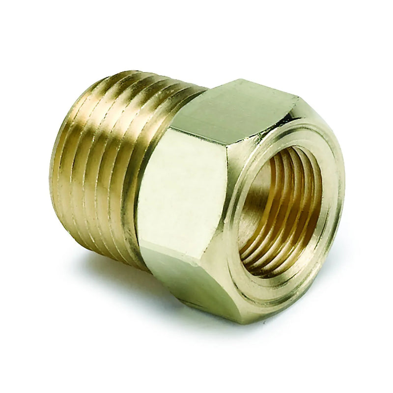 Autometer Fitting Adapter 1/2" NPT Male Brass for Mech.Temp. Gauge