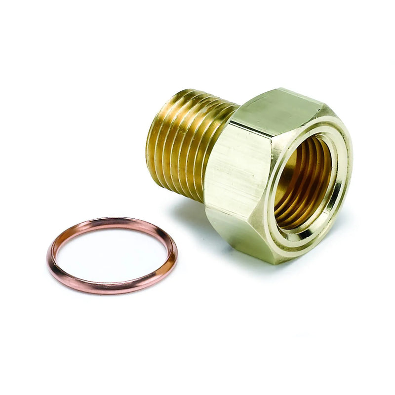 Autometer Fitting Adapter M16X1.5 Male Brass for Mech. Temp. Gauge