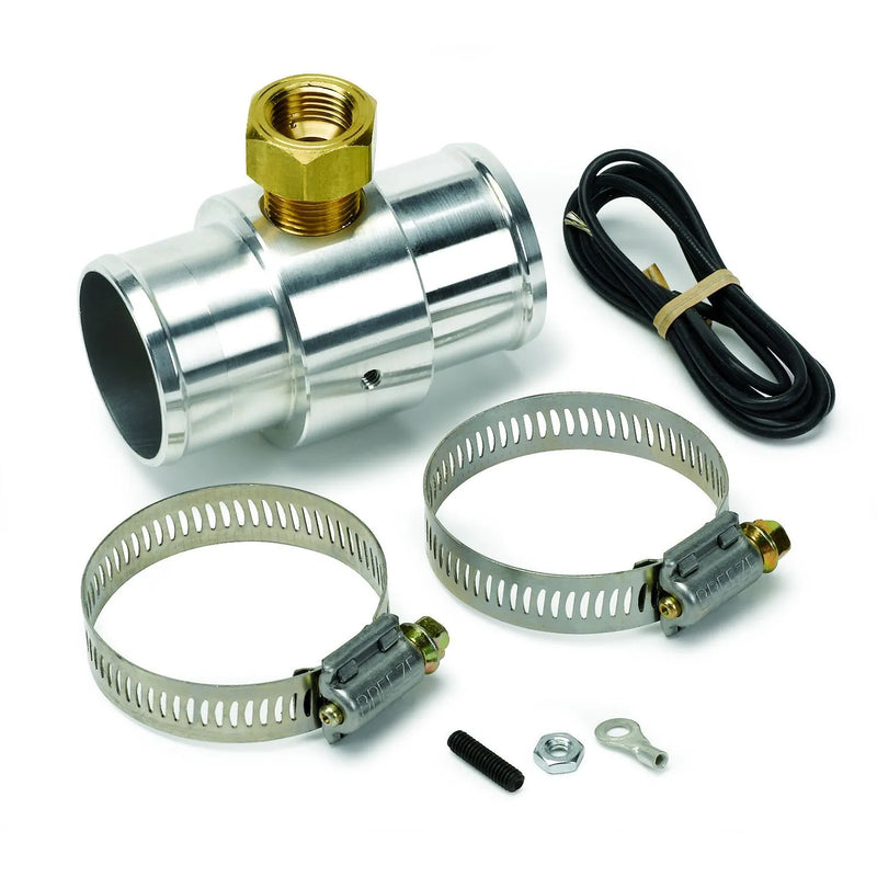 Autometer Fitting Adapter Radiator Hose 1.5" 3/8" NPTF Female Aluminum