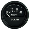 Autometer ATM2319 2-5/8" Voltmeter 10-16V Air-Core Short