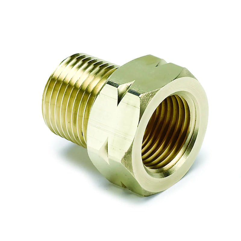Autometer ATM2370 Fitting Adapter 3/8" NPT Male Brass for