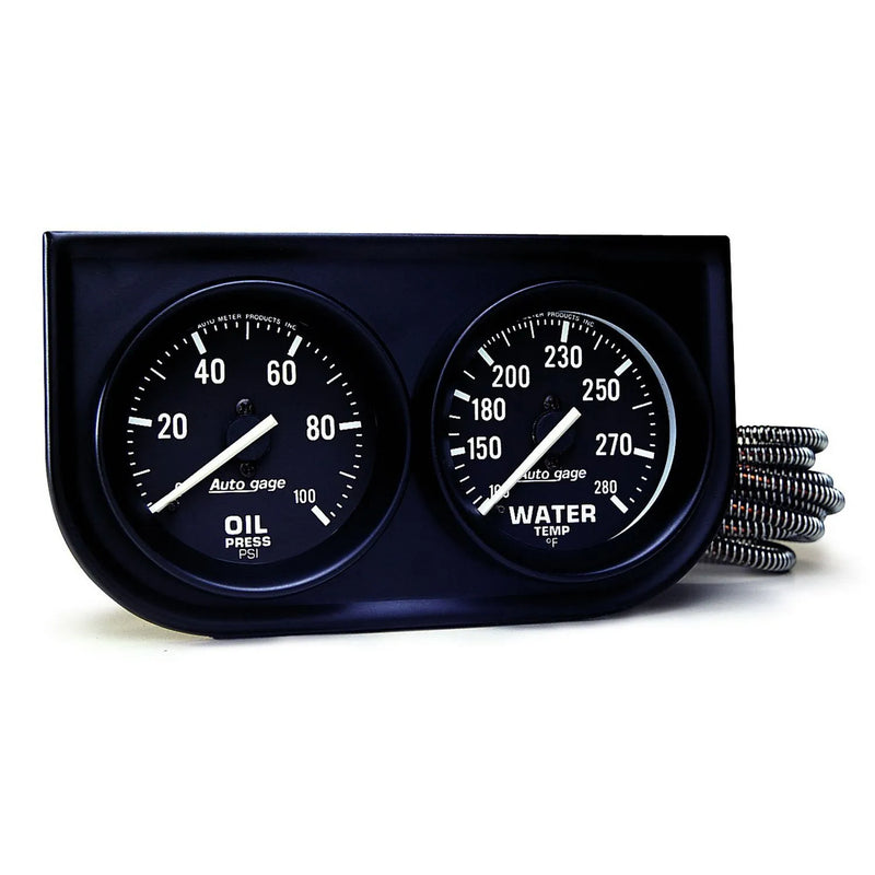 Autometer ATM2392 Gauge Console Oilp/Wtmp 2-1/16" 100
