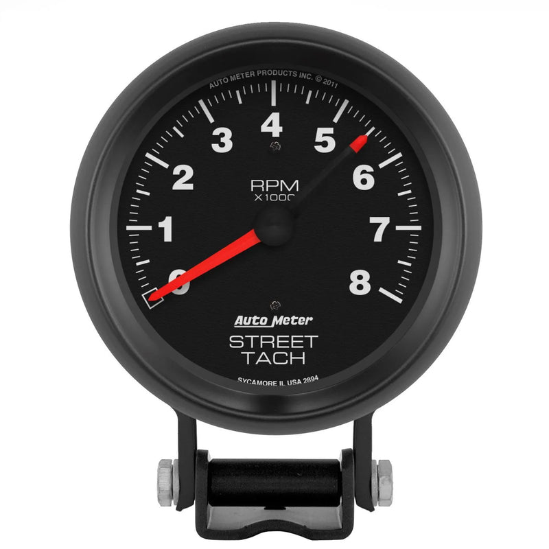 Autometer 3-3/4" Pedestal Tachometer 0-8,000 RPM Z-Series