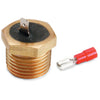 Autometer Temperature Switch 220 °F 1/2" NPTF Male for Pro-Lite Warning Light
