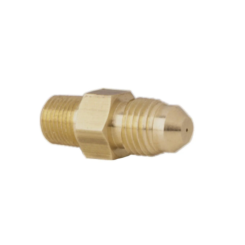 Autometer Fitting Restrictor Adapter -4AN Male to 1/8" NPT Male Steel for Fuel & Nitrous