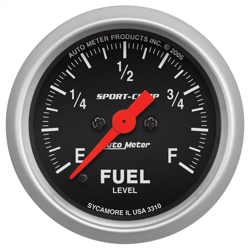 Autometer ATM3310 2-1/16" Fuel Level Programmable 0-280
